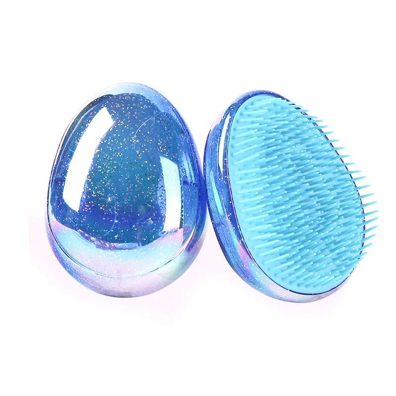 

1PC Hair Brush Comb Egg Round Shape Soft Styling Tools Hair Brushes Detangling Comb Salon Hair Care Comb For Travel