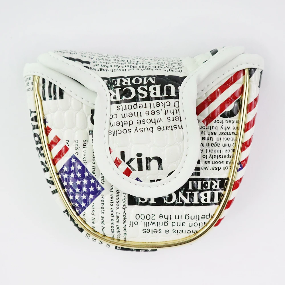 Чехол для клюшки гольфа водонепроницаемая Защитная крышка головы с флагом США из