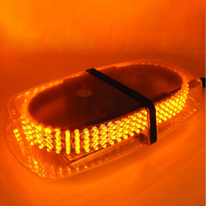 

1PC Strobe Flashing Light Car Light Strobe Flashing Light LED Amber Light Emergency Warning Strobe Flashing Yellow Magnetic Roof