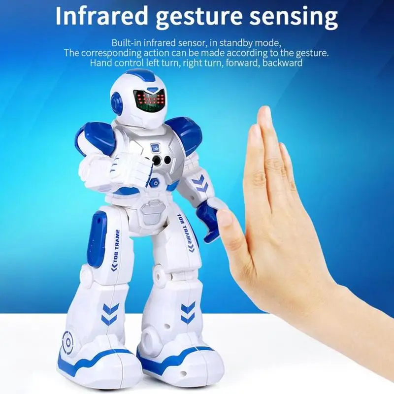 

Intelligent RC Robot Smart Action Robot Toy Infra-red Control Toys Allows Gesture Singing Robot Dancing Recording Transmitt N8W1