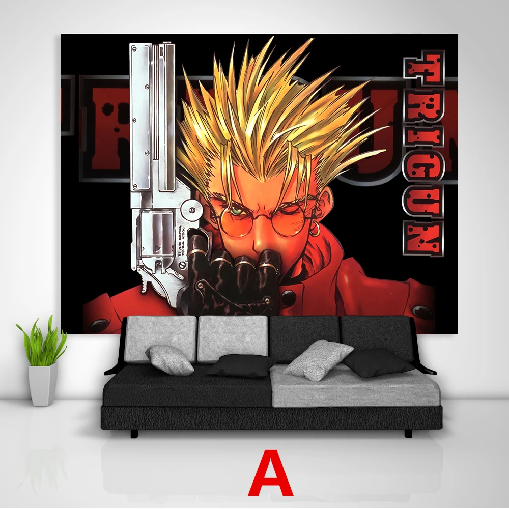 Trigun Vash Stampede Nicholas гобелен художественный настенный диван-столик на кровать