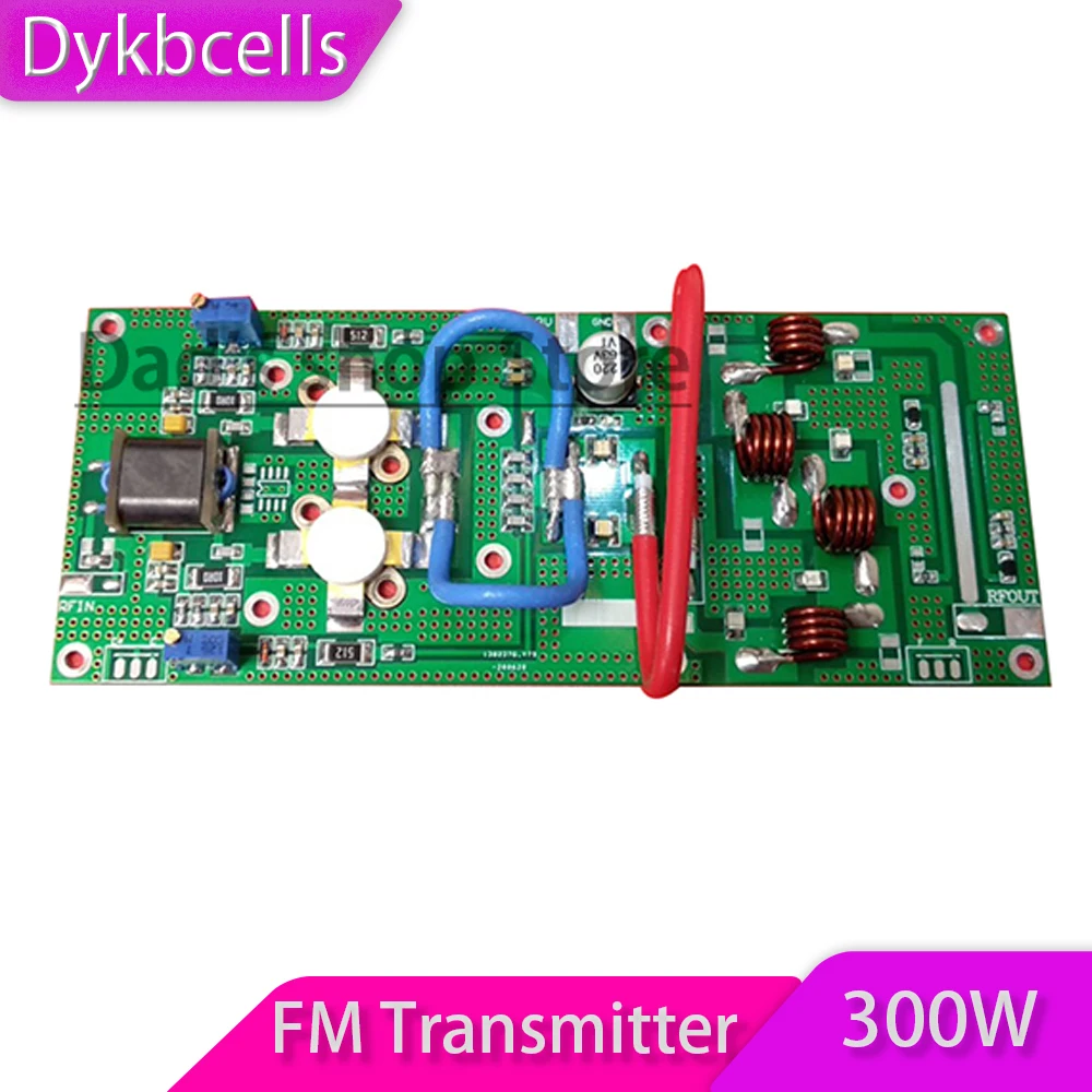

Dykbcells 300W RF Power Amplifier FM transmitter Board 87-108Mhz frequency WITH Filter for Campus Rural Broadcasting Ham Radio