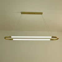 creative personality postmodern lamps designer long bar restaurant nordic minimalist light office hanging lamp pendant lights