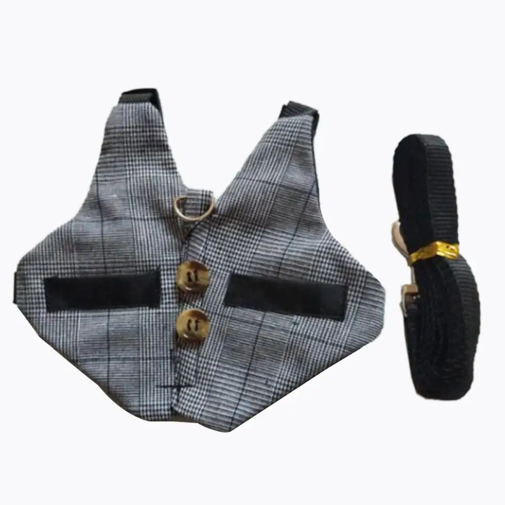 Жилет с кроличьими упряжками комплект тяговой веревки Регулируемый мягкий