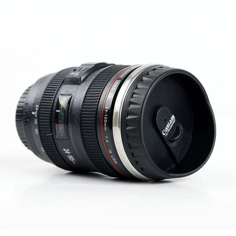 Объектив камеры кофейная кружка пищевой материал герметичная фотография кружки