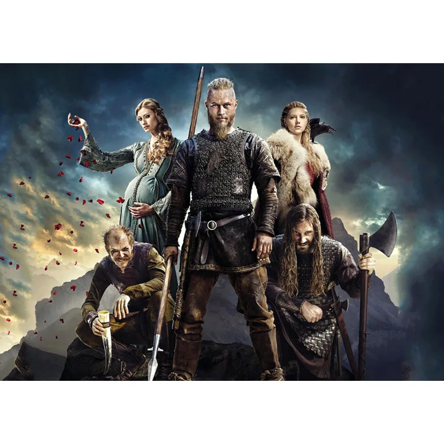 

5D DIY Diamond cross stitch People classic TV The Legend of the Vikings rhinestone Mosaic diamond embroidery selling home decor