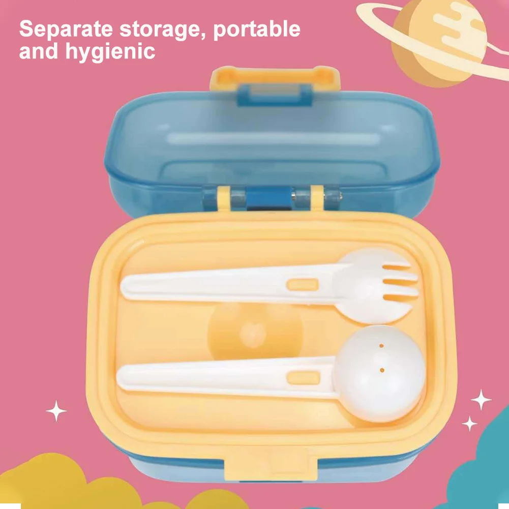 

With Spoon Easy Clean Snack Storage Large Capacity Outdoor Baby Formula Dispenser Travel Portable Leakproof Milk Powder Bedroom