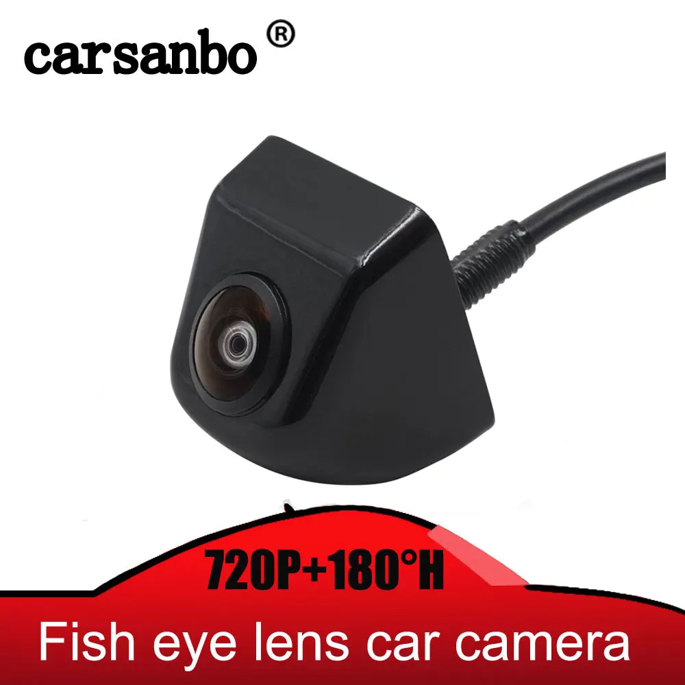 Carsanbo Обратная Автомобильная камера hd 720P vision с 180H широкоугольным объективом рыбий глаз с супер функцией ночного видения