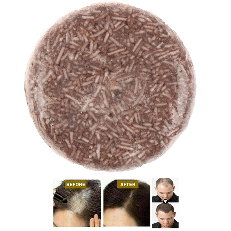 

Soap Hair Darkening Shampoo Bar - 100% Natural Organic Moisturize Repair Gray White Hair Color Dye Treatment Bamboo