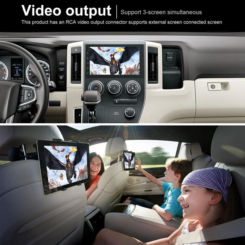 7Inch WIFI Car Stereo Android 9.0 MP5 Player Support GPS OBD 3 Screen Simultaneous Video with 12 LED Rear Camera | Автомобили и