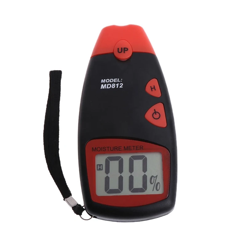 Md812 цифровой измеритель влажности древесины ЖК 2 контактный тестер Лесоматериалы