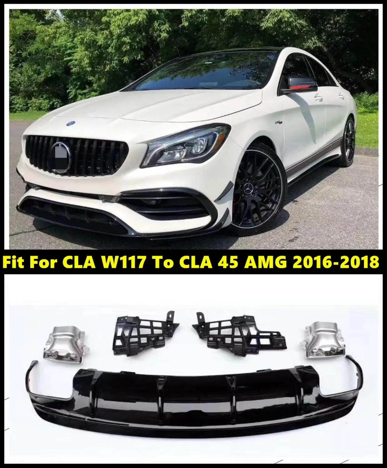 Отделочные ленты для переднего бампера передние и задние фонари Mercedes Benz CLA 200 220 260