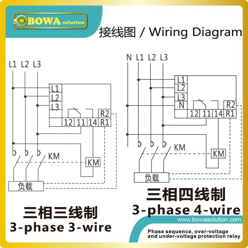 ZHRV1 Voltage control Relay with fixed settings (1.15 overvoltage 0.85 undervolatge and 2s delay) adjustable unbanlance | Бытовая