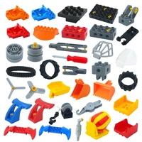 big building blocks science engineering technology parts large bricks children kids educational toys compatible with 45002 9656