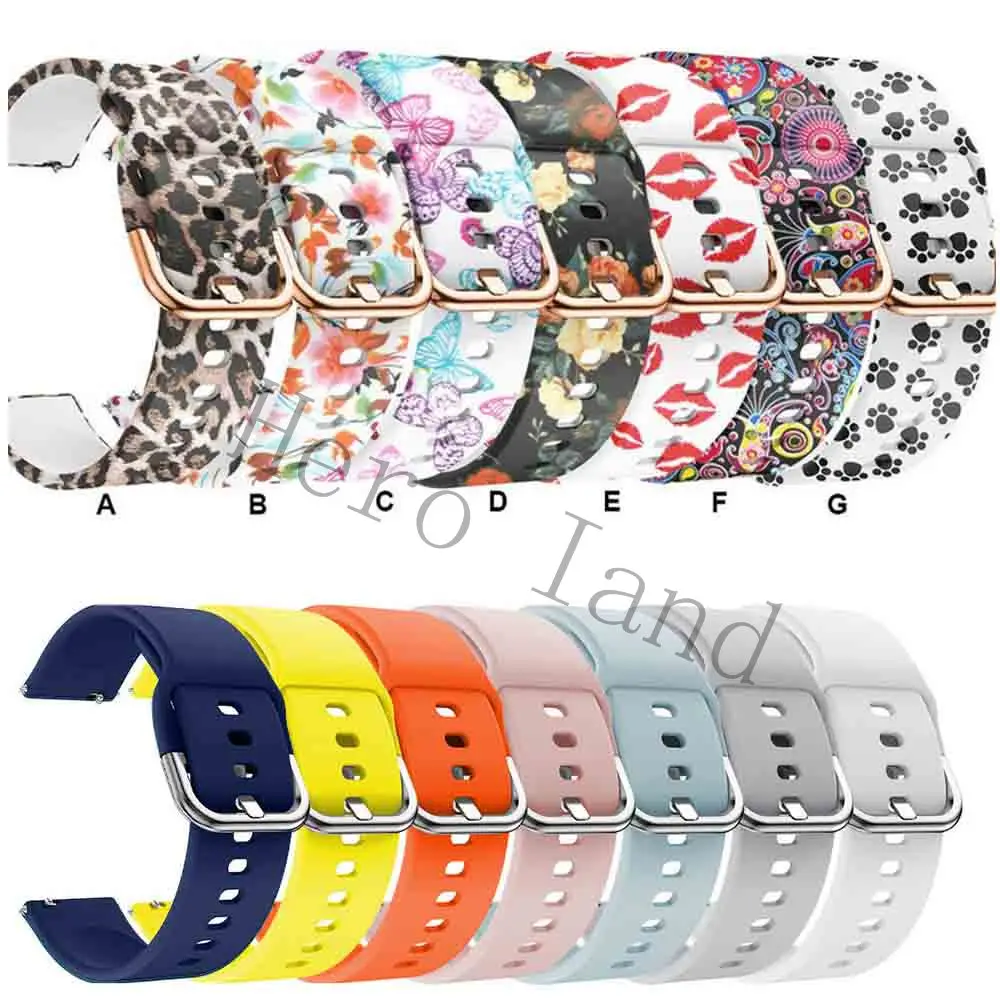 BEHUA Fashion Silicone Strap For Realme Watch S Band Bracelet Belt Bracelet Wristband Sports For Samsung Galaxy Watch 3 41mm 45