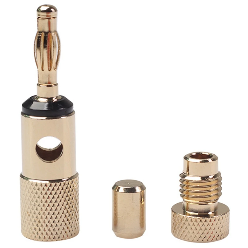 Полностью медный зажим типа банан с банановым штекером разъем 4 мм для