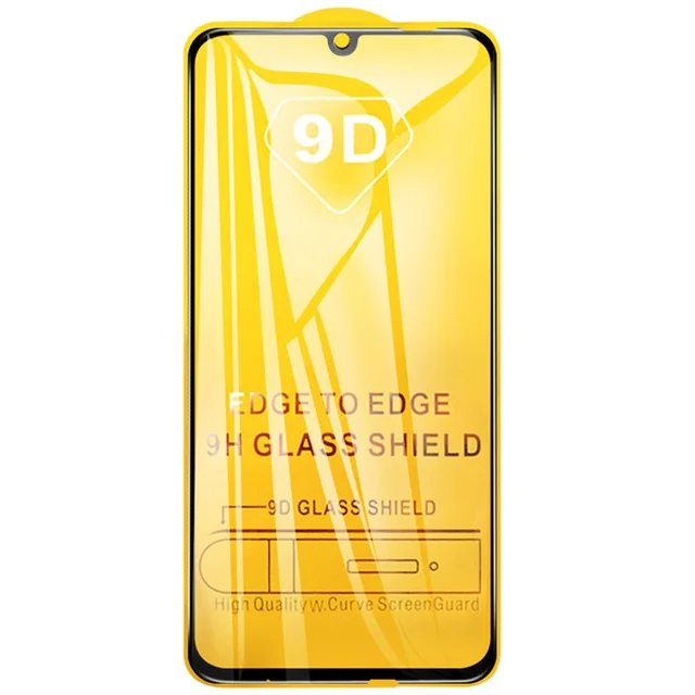 9d full gule protective glass for huawei y9 prime 2019 screen protector on huwei huaweii y5 lite y6 y7 2018 trmep glas | Мобильные