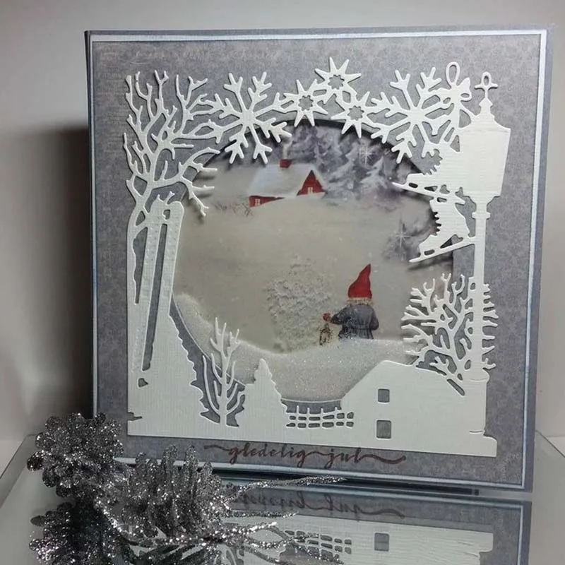 Металлический Трафаретный вырубной штамп квадратный NO.4 Трафареты набор сделай