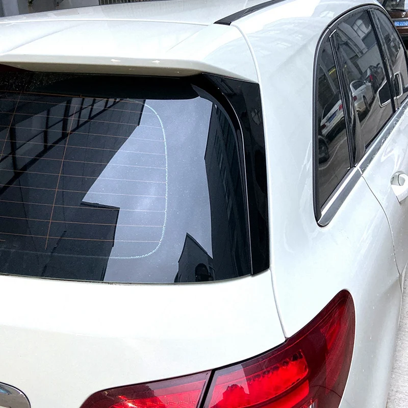 Rear Side Wing Roof Spoiler Stickers Trim Cover Gloss Black for Mercedes Benz B Class B180 B200 W246 2012-2018 | Автомобили и