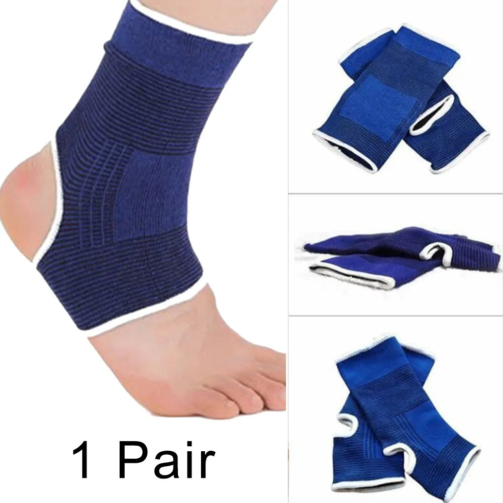 

1 Pair Ankle Support Brace Sleeve Elastic Breathable For Injury Recovery Joint Pain Basket Foot Sports Socks Protect Guard