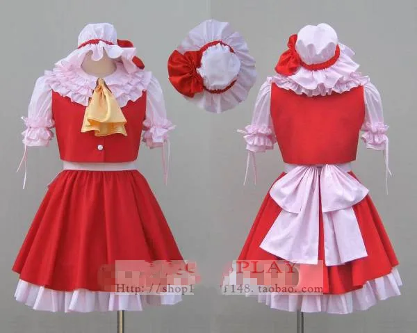 Костюм для косплея из атласа с принтом аниме Touhou Project хакури рейму платье лолиты