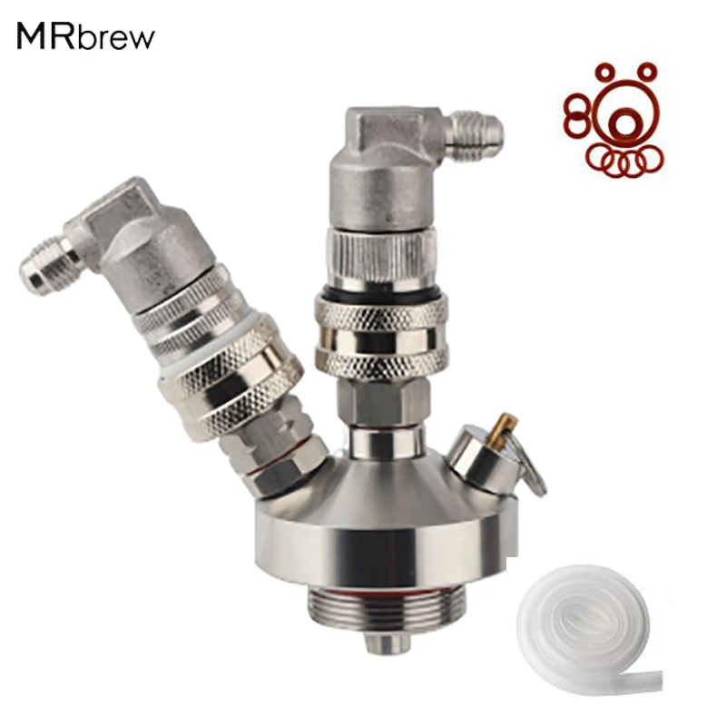 Мини дозатор для Бочков помпа с шаровым замком быстрое отключение газа и