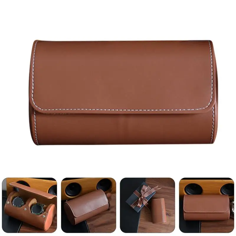 

Practical Watch Case Leather Watch Travel Bag Portable Watch Storage Pouch