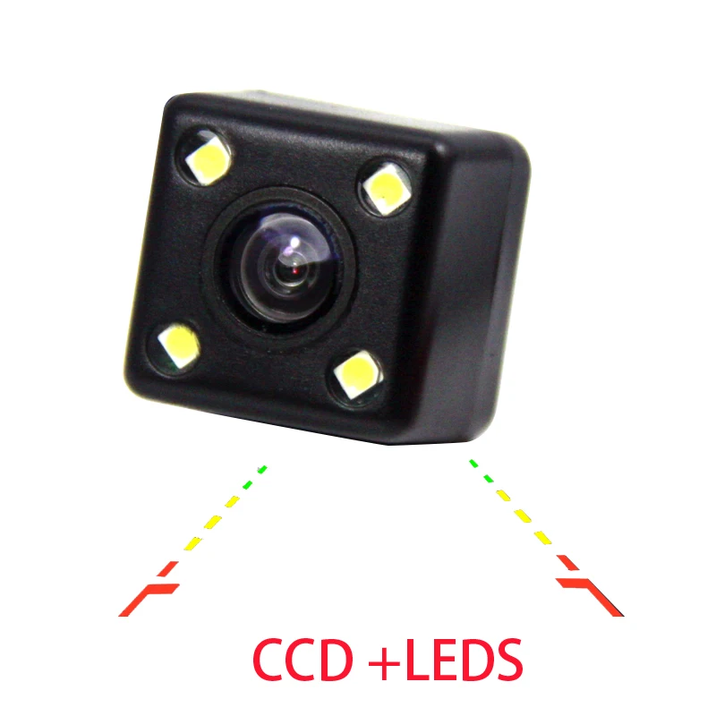CCD LEDS CCD HD Автомобильная камера заднего вида для Mazda 3 Axela BM Sedan~ камера заднего вида динамические треки - Название цвета: CCD LEDS