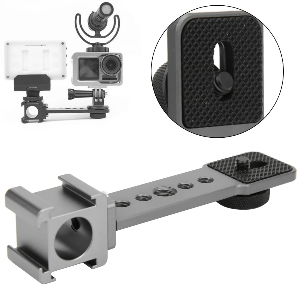 Переходник с тройным креплением для холодного башмака удлинитель микрофона