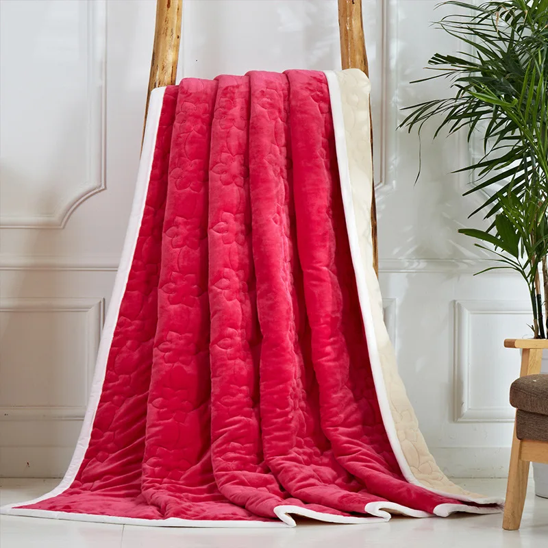 Высокое качество фланелевые Одеяло анти staticThickened зимние теплые супер мягкие