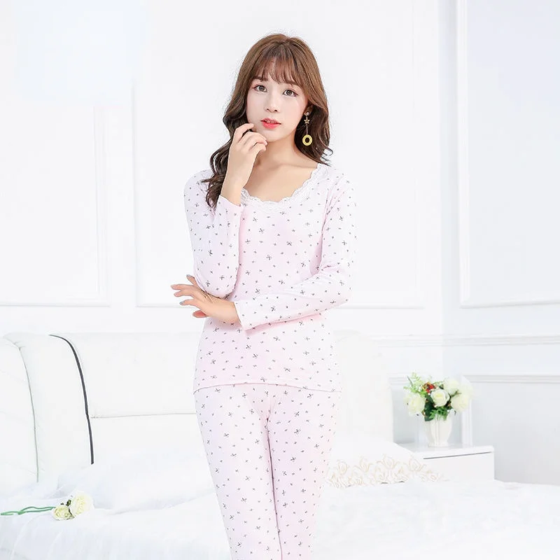 2022 термобелье теплое зимнее бесшовное антибактериальное нижнее белье с принтом