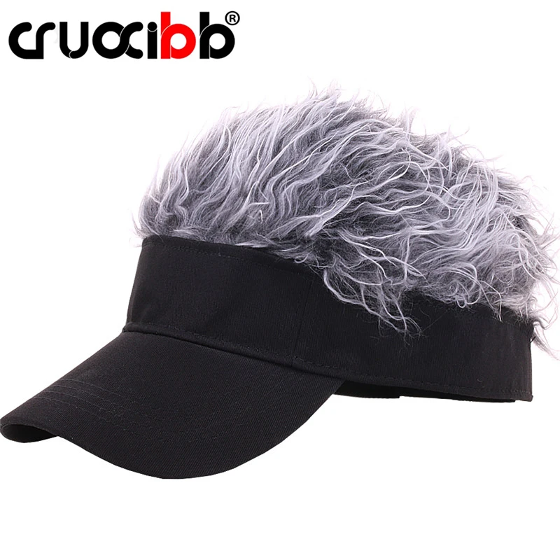 CRUOXIBB козырек для волос солнцезащитная Кепка мужчин и женщин парик остроконечная