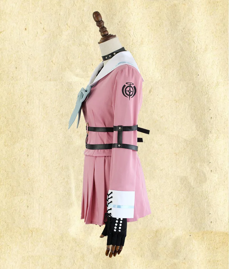 Аниме Danganronpa V3: Killing Harmony Iruma Miu кролик Униформа Хэллоуин Рождество на заказ платье