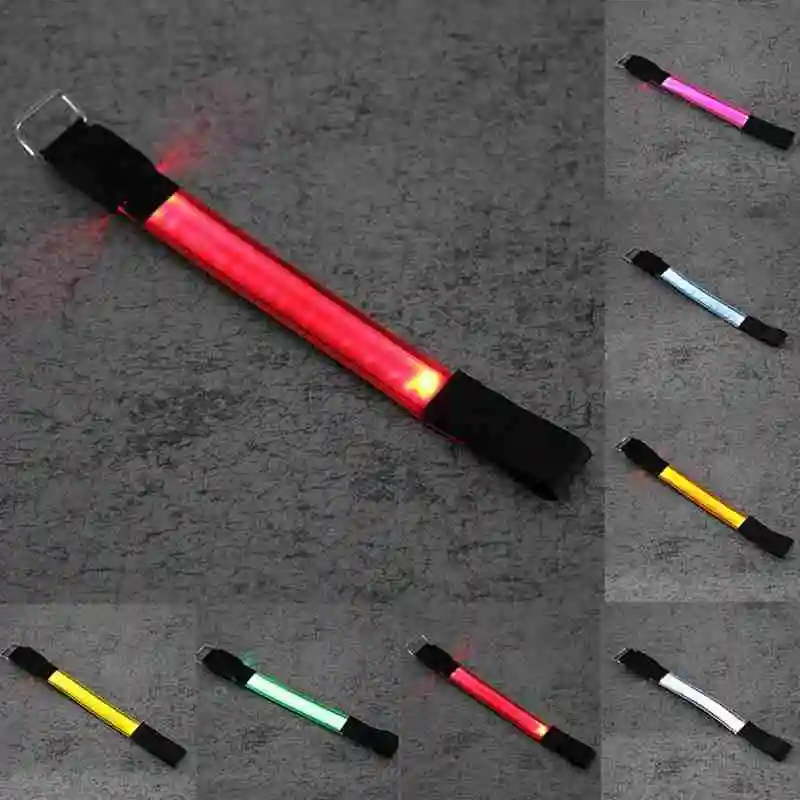 

Sports Armband USB Charging Night Running Led Outdoor Cycling Arm Strap Bike Safety Light Reflective Belt Warning Wristband