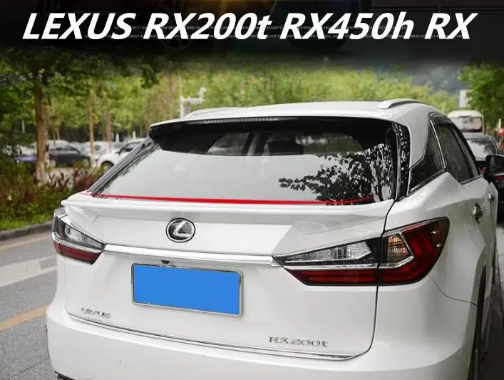 

High quality ABS Paint Car Rear Trunk Lip Spoiler Wing Fits For LEXUS RX200t RX450h RX 2016 2017