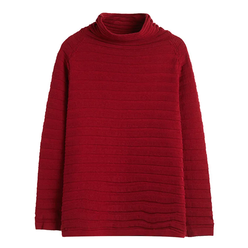 

2020 Autumn Winter Thick Sweater Women Knitted Pullover Sweater woman Long Sleeve Turtleneck loose Jumper Soft Warm Pull Femme