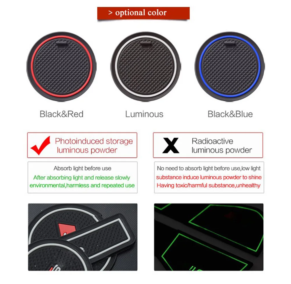 

Car-Styling Latex Door Groove Mat Car-Covers Gate Slot Mat Sticker For Kia K5 K4 Internal Accessories Car Styling