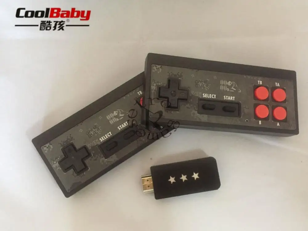 USB Беспроводная портативная ТВ Видео игровая консоль Встроенная 600 классических