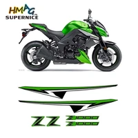 motorcycle front fairing 3d gel protector decorative stickers for kawasaki z1000sx 2011 2016 z1000 sx accessories decorative