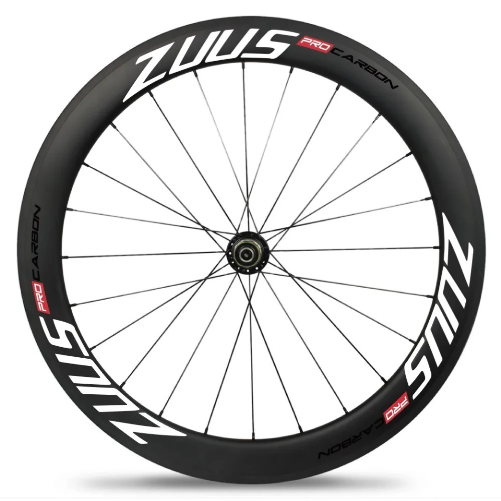 Колесо для дорожного велосипеда ZUUS Pro 700C из углеродного волокна 38/50/60/82 мм