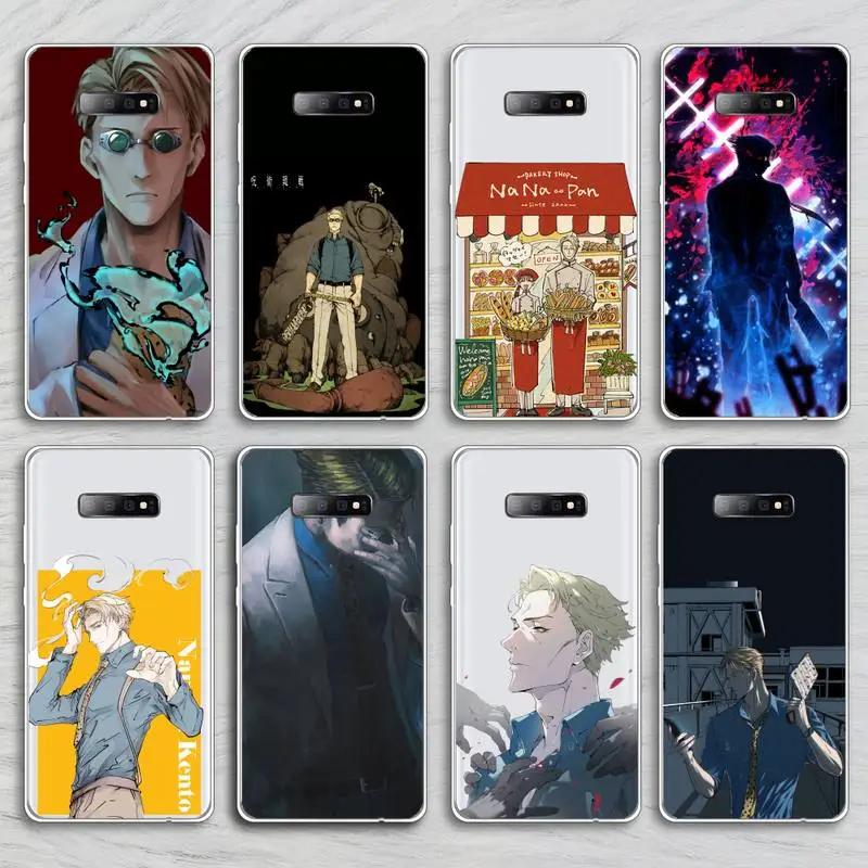 

Jujutsu Kaisen Nanami Kento Phone Case Transparent for Samsung A71 S9 10 20 HUAWEI p30 40 honor 10i 8x xiaomi note 8 Pro 10t 11