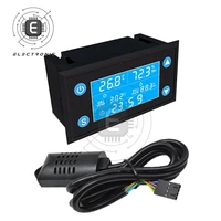ac110 220v lcd digital thermometer hygrometer incubator aquarium temperature humidity controller timer for thermostat humidistat