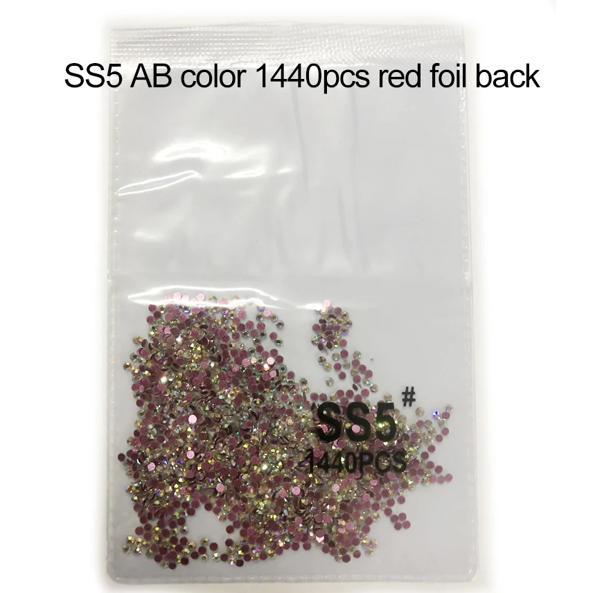 Стразы s SS3-SS10 красный Фольга Flatback Нейл арт драгоценные камни украшения для ногтей