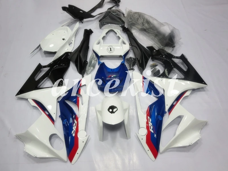 

Новый ABS мотоцикл Обтекатели наборы подходят для BMW S1000RR 09 12 13 14 HP4 2009 2010 2011 2012 2013 2014 Боди Набор белый синий