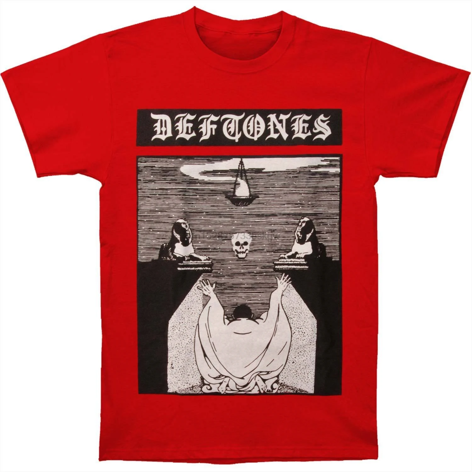 Deftones Мужская алтарная футболка Redcool топы Мужские Короткие|Мужские футболки| |