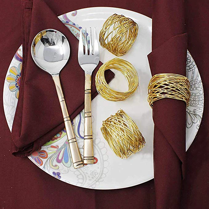 4 шт. кольца для салфеток из металлического сплава | Дом и сад