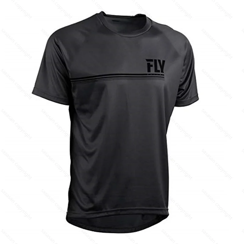 

FLY Short-Sleeved MTB Mountain Bike DH Off-Road Motorcycle Running Triathlon Quick-Drying Casual Sweatshirt