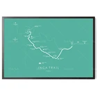 Дорожная карта Inca  Постер Machu Picchu  Вспомните ваши приключения  Арт-карта