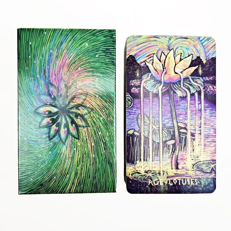 

COSMA VISIONS, Оракл, первое издание призмы светильник Visions, колода Таро с PDF, новое предсказание для начинающих, карточная игра с принтом осома