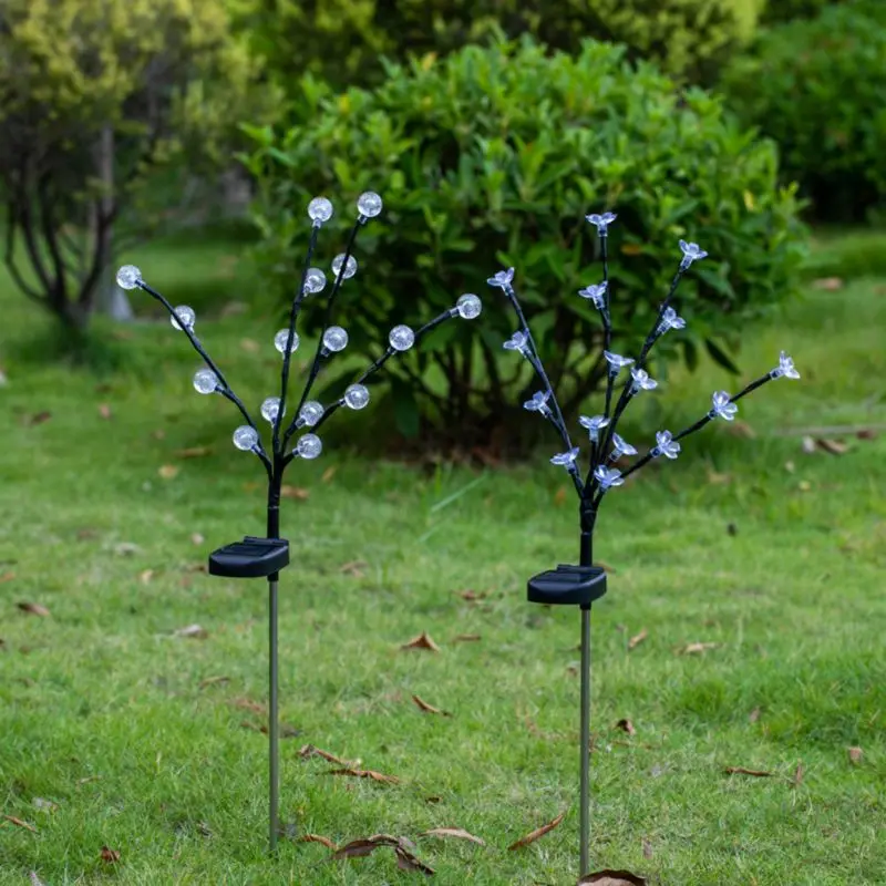 

Color Change Solar Lights Outdoor Decor Stake Lights Waterproof Fairy Light